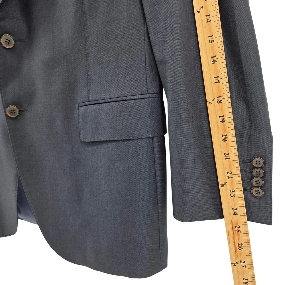 Suitsupply Lazio Navy Blue‎ Suit Jacket Blazer 42R Pure Wool Super 110s